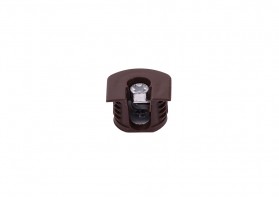 SE02 Excentr policový 20x14mm hnědá
