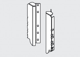 BLUM Z30D000SL45 Antaro, držáky zad Space Corner D, bílá