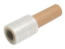 Fixační (streč) fólie transparentní 125mm 23 µm - s rukojetí