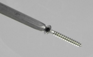 UNIQUADREX Vrut 4x35mm zápustná hlava zinek bílý