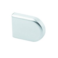 BLUM 84.4120 vnější krytka závěsu, vrtané sklo, tvar "D", matný nikl