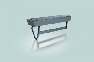 StrongWire výsuvný věšák na ramínka, 425mm, hnědý