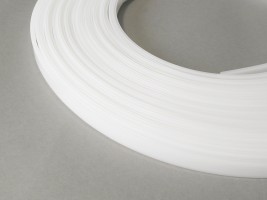 StrongLumio krycí lišta C k LED profilům naklapávací, 20m mléčná
