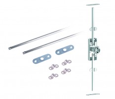 K-StrongLocks Zámek rozvorový pro vyměnitelnou vložku+tyče 1000mm pravý