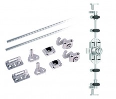 K-StrongLocks Zámek trojcestný pro vyměnitelnou vložku+tyče 1000mm pravý