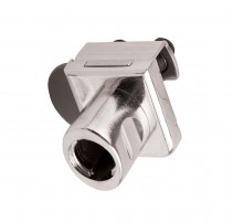 StrongLocks Zámek na sklo nasazovací pro vyměnitelnou vložku pro 2 křídla pravý