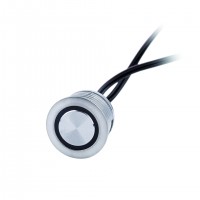 StrongLumio zafrézovací vypínač/stmívač 12-24V, 4A konektory Mini, stříbrná
