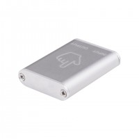 StrongLumio povrchový vypínač/stmívač 12-24V, 4A konektory Mini, stříbrná