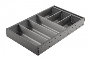 StrongMax příborník, sada 276/500mm, misky 3x264mm + 3x176mm, šedá