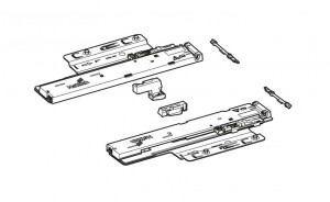 HETTICH 9257894 Quadro You mechanismus PTOs, 270-350mm/10kg