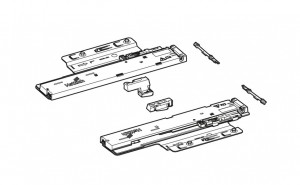 HETTICH 9257895 Quadro You mechanismus PTOs, 270-600mm/8-20kg