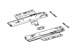 HETTICH 9257896 Quadro You mechanismus PTOs, 350-600mm/10-30kg