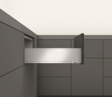 K-BLUM Legrabox K 500 mm/40 kg,šedá,vrut+protiskl.Ago-system 80 (722x474)antr.