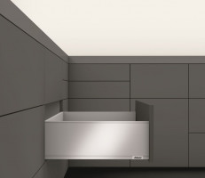 K-BLUM Legrabox C 500 mm/40 kg,šedá,vrut+protiskl.Ago-system 90 (822x474)antr.
