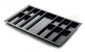 AGOFORM Příborník Classico Kristall softTouch 822x474mm černá