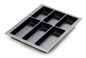AGOFORM Příborník Classico Kristall softTouch 372x474mm černá
