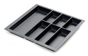 AGOFORM Příborník Classico Kristall softTouch 522x474mm černá