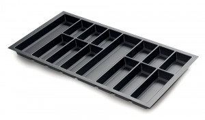 AGOFORM Příborník Classico Kristall softTouch 922x474mm černá