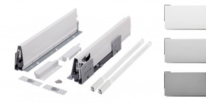 K-StrongBox H140/400mm s hranatým relingem barva titan