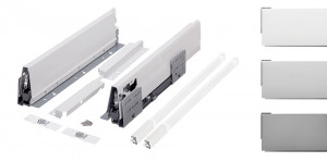 K-StrongBox H204/300mm s jedním hranatým relingem barva titan