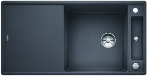 BLANCO 523511 Dřez Axia III XL 6 S InFino excentr Silgranit PuraDur šedá skála