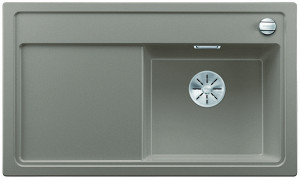 BLANCO 523796 Dřez Zenar 45S InFino s excentrem Silgranit PuraDur tartufo