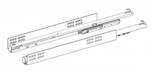 HETTICH 9237610 Atira celovýsuv, Quadro V6, 520mm/30kg, bok 18mm, pravá, SiSy
