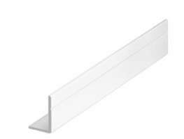 SEVROLL 05136 úhelník Mini 17x11mm 1,7m bílá mat