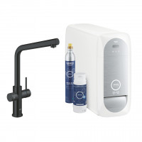 GROHE 31454KS1 Blue Home startovní sada L-výpusť velvet black - černá