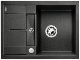 BLANCO 525913 Dřez Metra 45 S Compact s excentrem Silgranit PuraDur černá