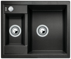 BLANCO 525922 Dřez Metra 6 s excentrem Silgranit PuraDur černá