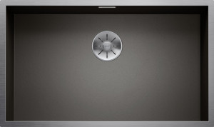 BLANCO 526244 Dřez Zerox 700-U DXD InFino bez excentru nerez Dark Steel