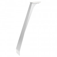 MILADESIGN ET N72110 zkosená stolová noha bílá 720mm