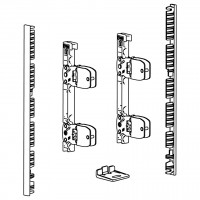 HETTICH 9257617 AvanTech YOU spojky čela vnitřní zásuvky 187, bok/čelo, bílá