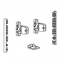 HETTICH 9257619 AvanTech YOU spojky čela vnitřní zásuvky 101, bok/čelo, antracit