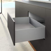HETTICH sada AvanTech YOU zásuvka, 187/600mm, 30kg, Quadro, stříbrná, SiSy