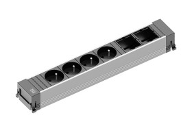 BACHMANN 916.1110 zásuvková jednotka 4x 230V + 2x volný modul
