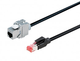 BACHMANN 918.033 datový kabel, keystone, 3m Cat 6a