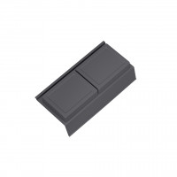 GOLLINUCCI Koupelnový organizér s příslušenstvím 270mm 122x242x69mm antracit