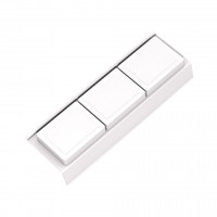 GOLLINUCCI Koupelnový organizér s příslušenstvím 400mm 122x372x69mm bílá
