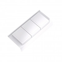 GOLLINUCCI Koupelnový organizér s příslušenstvím 350mm 146x322x69mm bílá