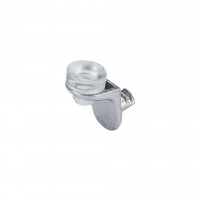 HETTICH 47609 podpěra police Sekura 8, 5 mm, niklováno, transparentní