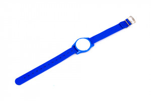 LEHMANN Nylonový náramek (hodinky) s čipem pro zámky RFID Mifare® lock modrý