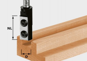 FESTOOL 491078 Drážkovací fréza s vyměnitelnými břit. dest. HW S8 D8/20 WP Z1