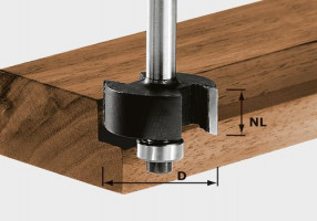 FESTOOL 491022 Polodrážkovací fréza HW S8 D31,7/NL 12,7