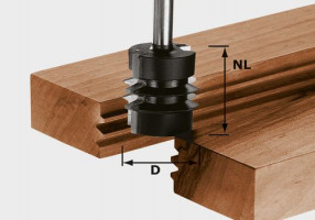 FESTOOL 491034 Klihovací fréza HW S8 D34/NL32