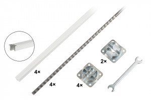 TERNO výztuhy posuvných dveří 2248mm