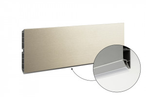 SCILM sokl 150mm 4m nerez broušená
