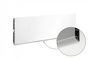 SCILM sokl 100mm 4m bílá lesklá