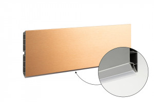 SCILM sokl 120mm 4m měď broušená